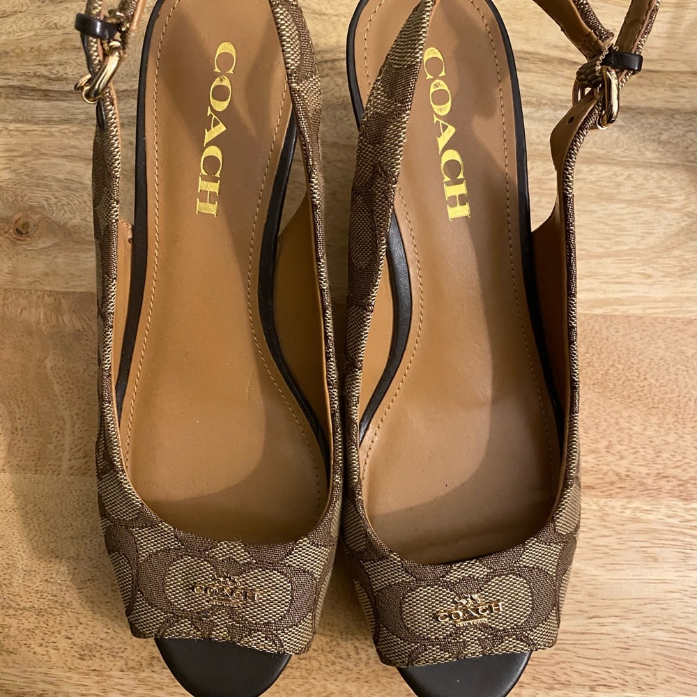 Coach Wedges Size 8